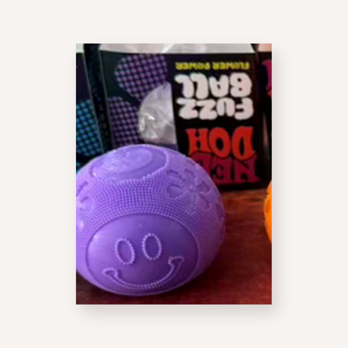 Purple Nice Cube Fuzz Ball