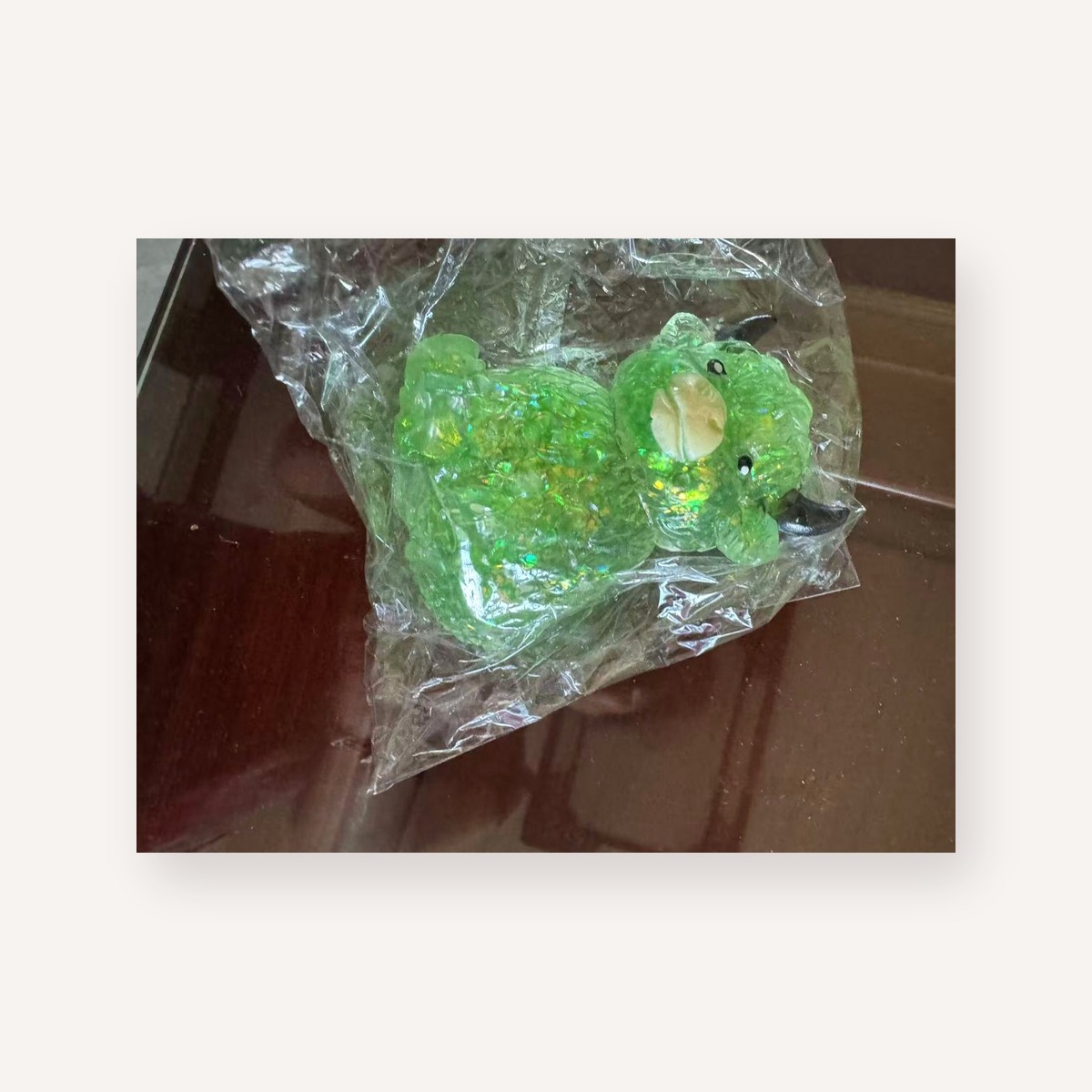 Small Green Highland Cow Squishy