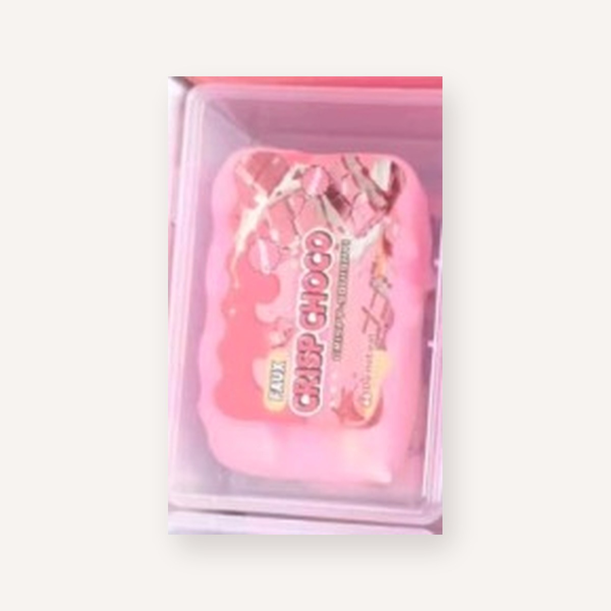 Pink Chocolate Crisps Squishy